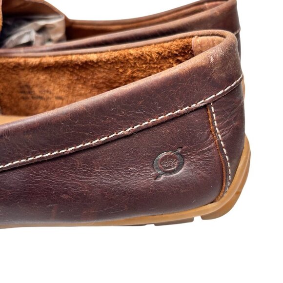 Born Andes Size 10.5 Men Leather Loafer Preppy Office Work Casual - Picture 4 of 9